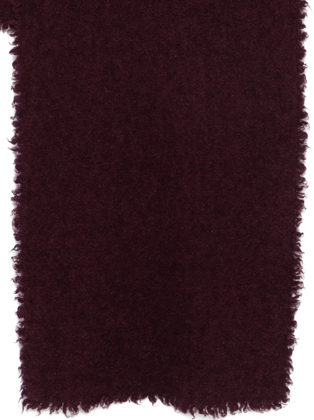 Faliero Sarti Sjaal met franje Rood