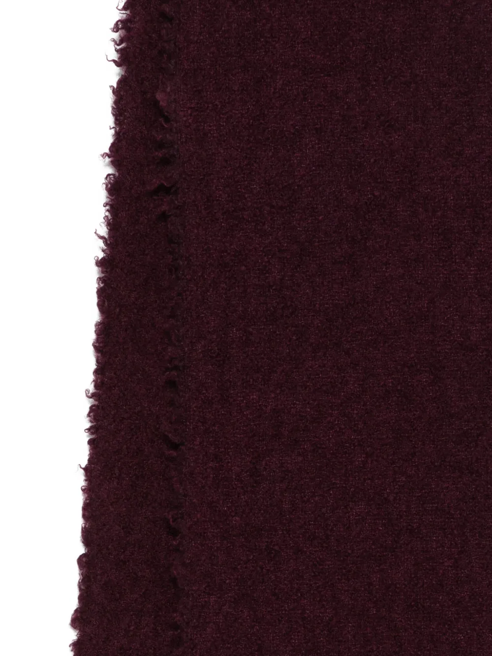 Faliero Sarti Sjaal met franje Rood