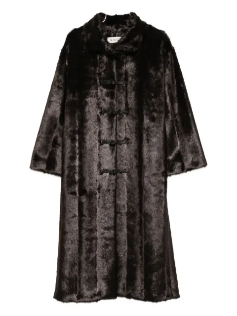 Róhe faux-fur buttoned coat