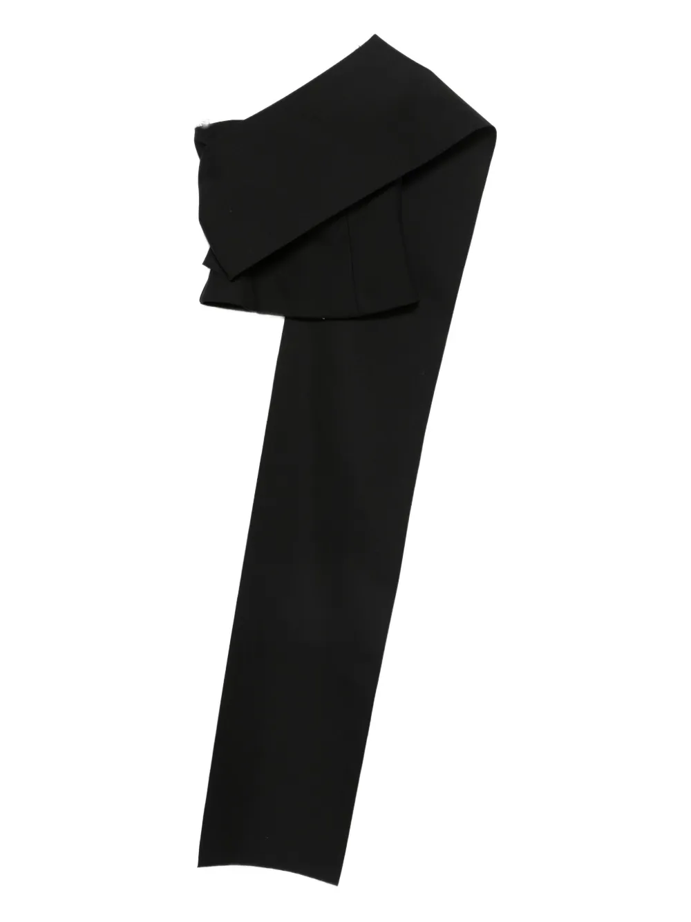 Róhe one-shoulder blouse | Black | Image 1