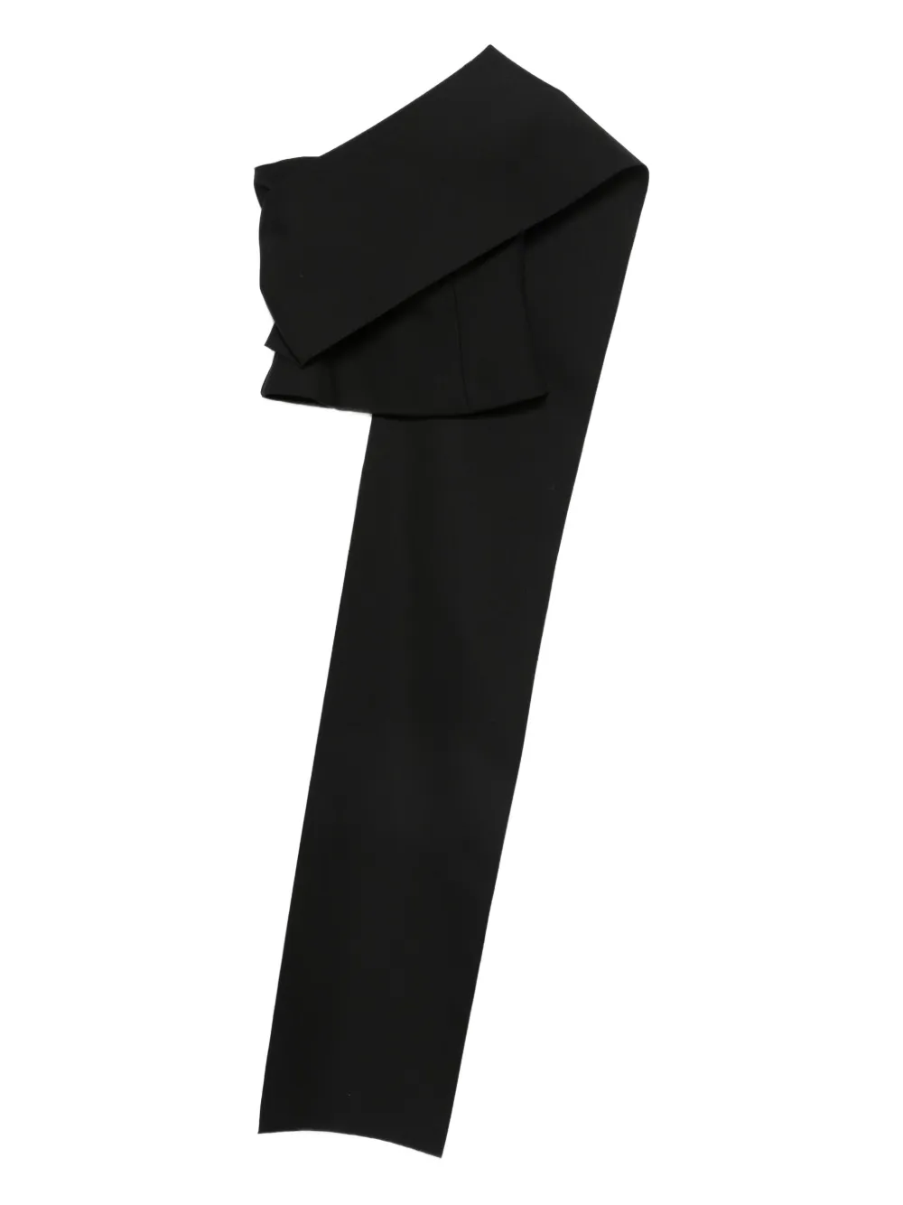 Róhe blouse à design asymétrique à une épaule | noir | Image 1