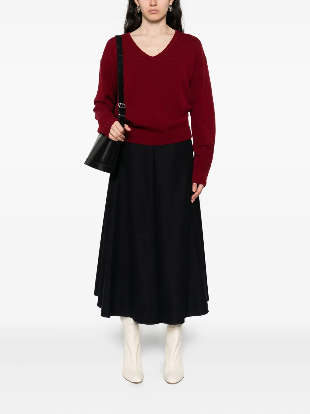 Majestic Filatures V-neck sweater | Knitted Sweaters | Image 2