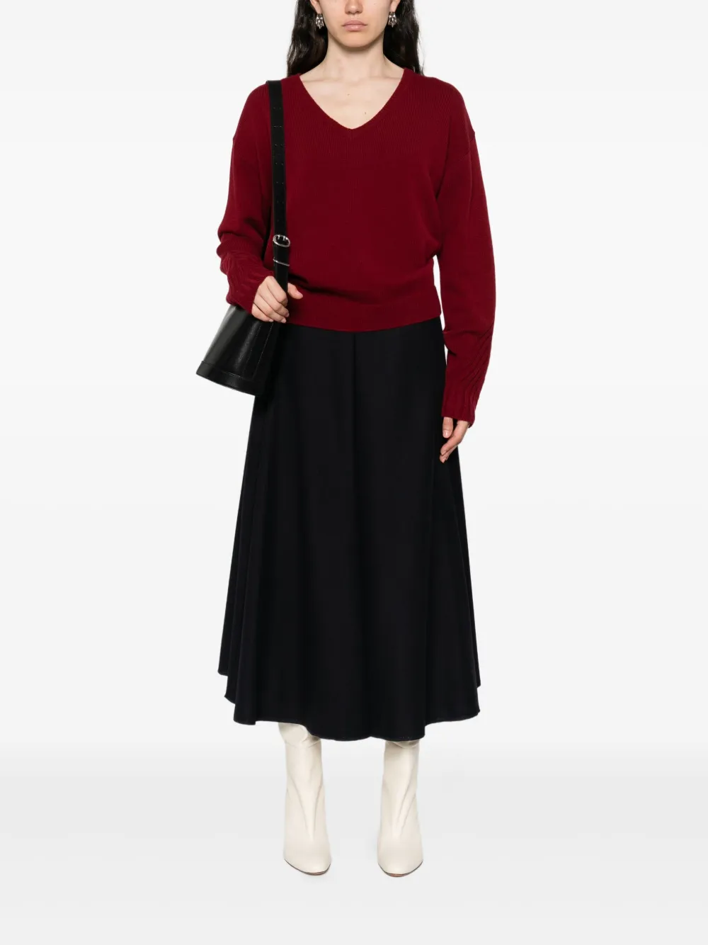 Majestic Filatures suéter con cuello en V | Suéteres | Image 2