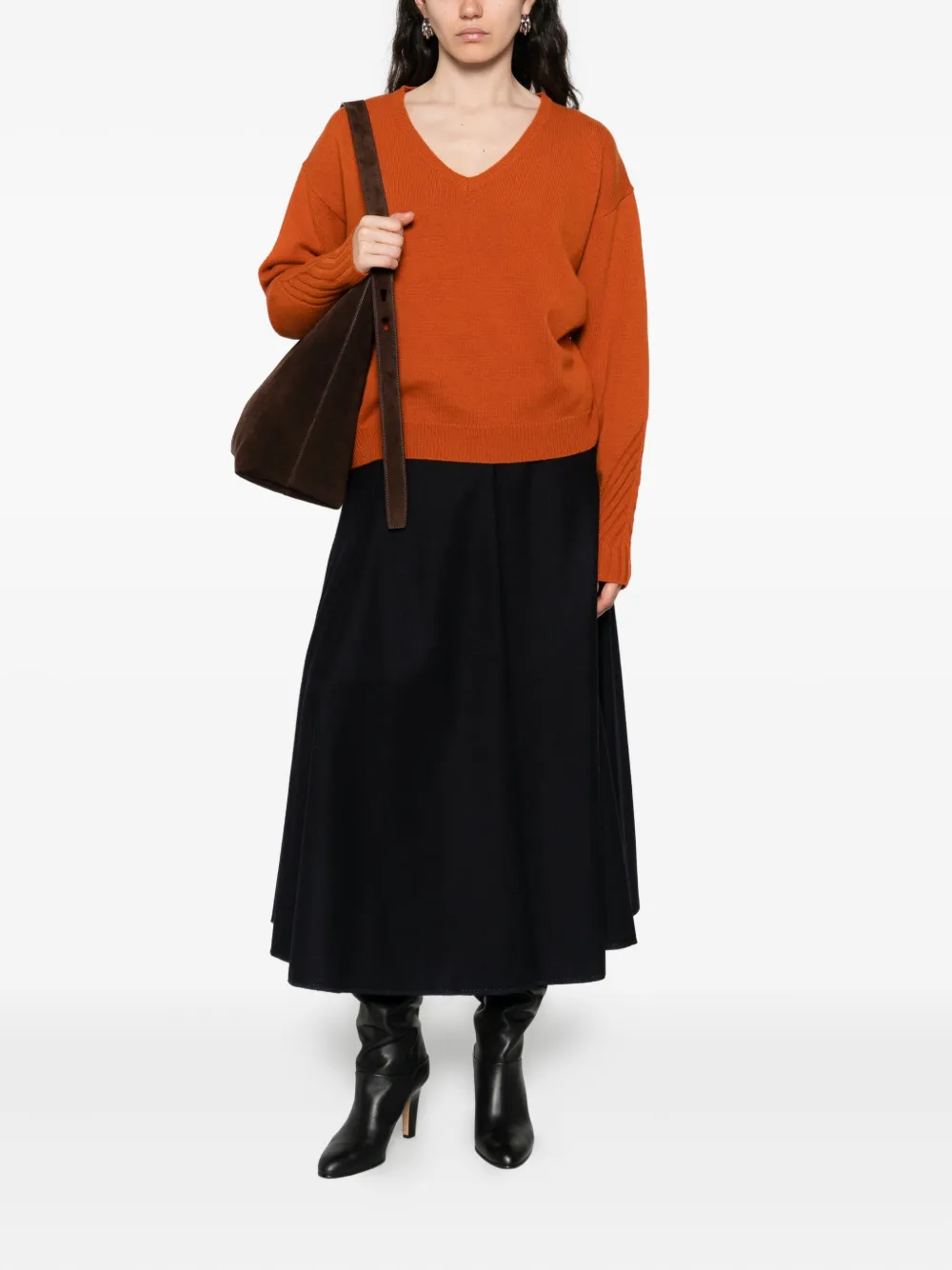 Majestic Filatures V-neck sweater | Knitted Sweaters | Image 2