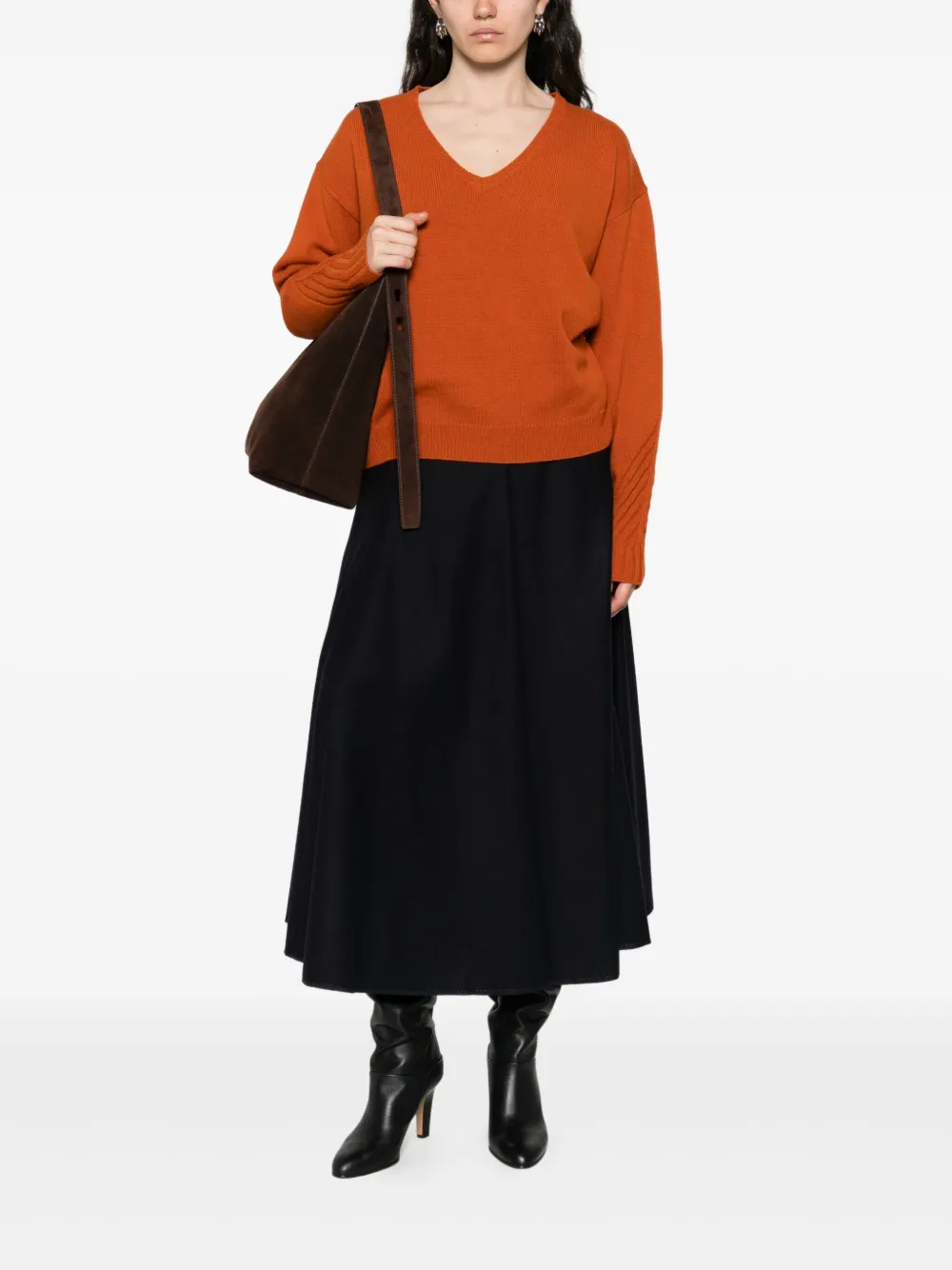 Majestic Filatures suéter con cuello en V | Suéteres | Image 2