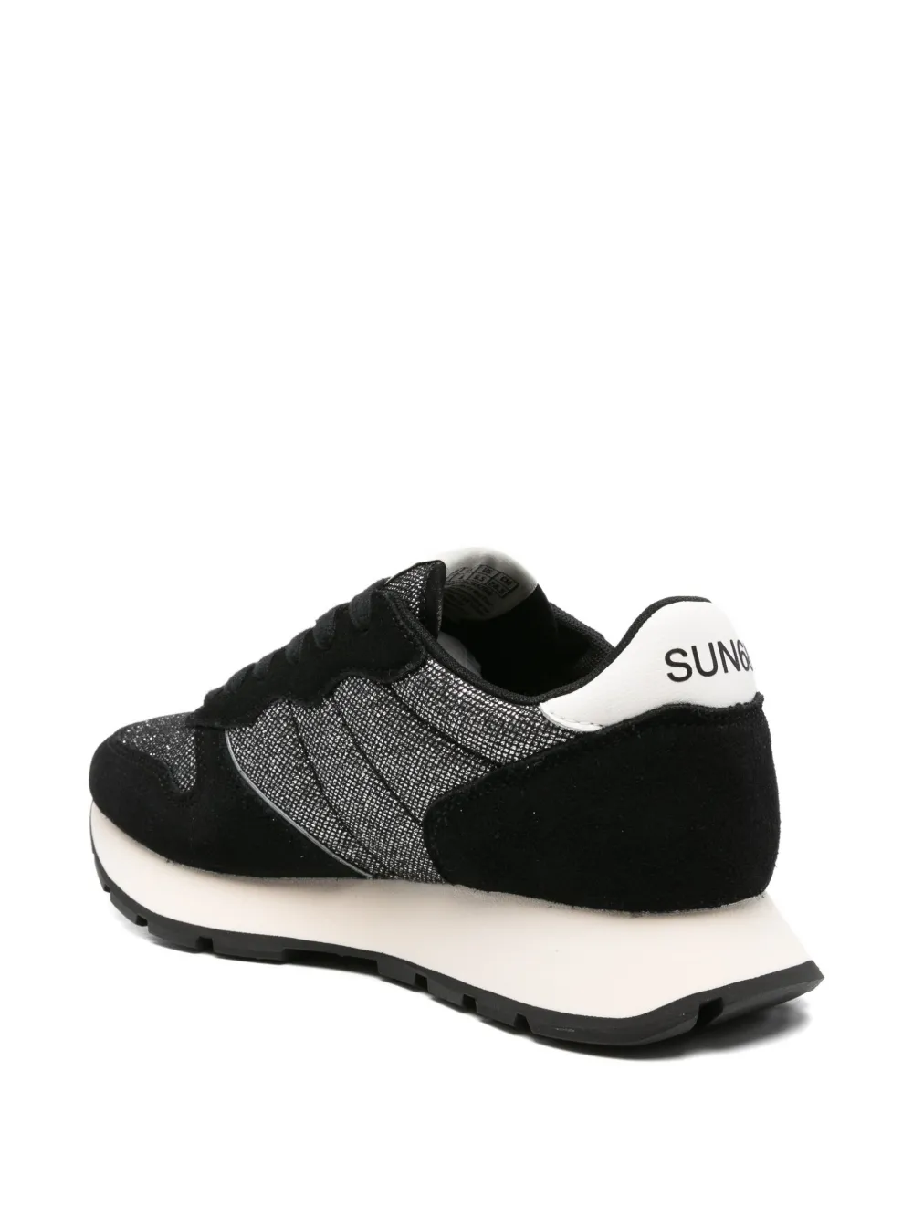 Sun68 Allie Glitter sneakers Zwart
