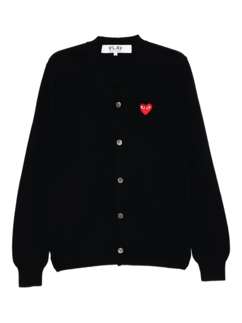 Comme Des Garçons Play Cardigan mit Herzstickerei