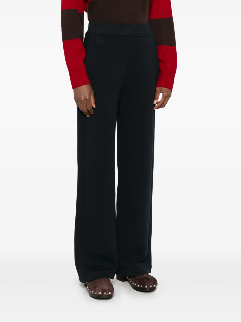 'S Max Mara Geribbelde broek Blauw