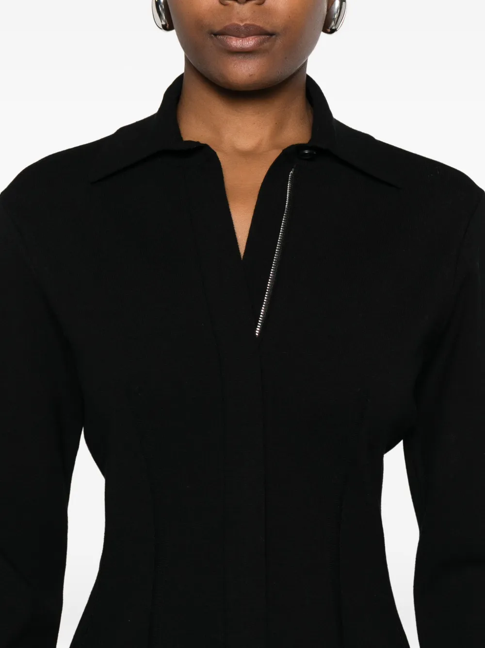 Sportmax Button-up vest Zwart