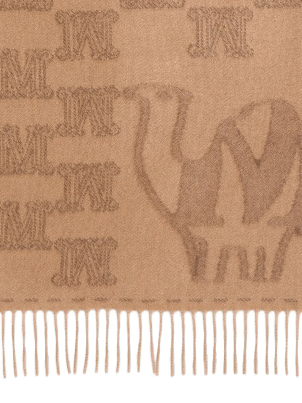 Max Mara Kasjmier sjaal Bruin