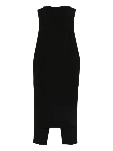 PINKO strapless split-hem jumpsuit