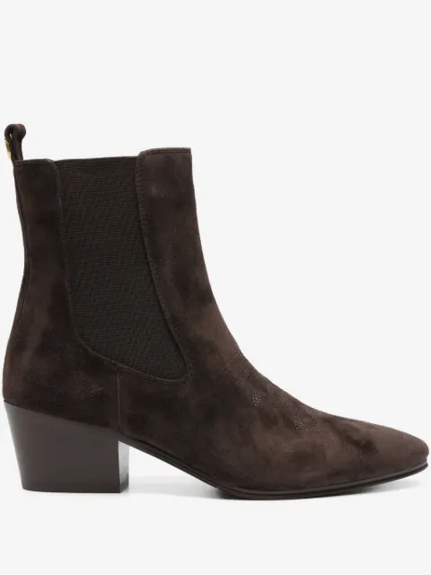 TWINSET elastic-panel pointed-toe boots
