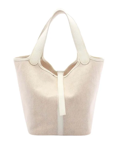 Hermès Pre-Owned 2004 Toile and Clemence Picotin 22 handbag