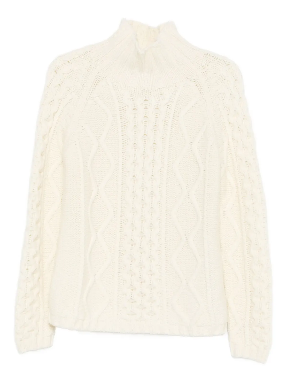 Filippa K cable-knit roll-neck sweater | White | Image 1