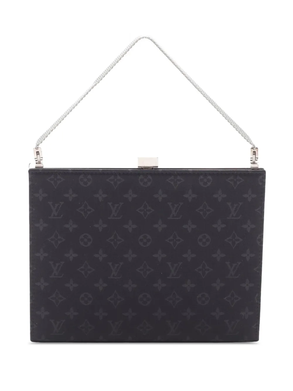 Louis Vuitton Pre-Owned 2000s モノグラム サテン アンジュ PM ハンドバッグ - ブラック Louis Vuitton Pre-Owned 2000s モノグラム サテン アンジュ PM ハンドバッグ - ブラック