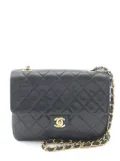 CHANEL Pre-Owned 1991-1994 Small Square Quilted Lambskin Flap crossbody bag - Black