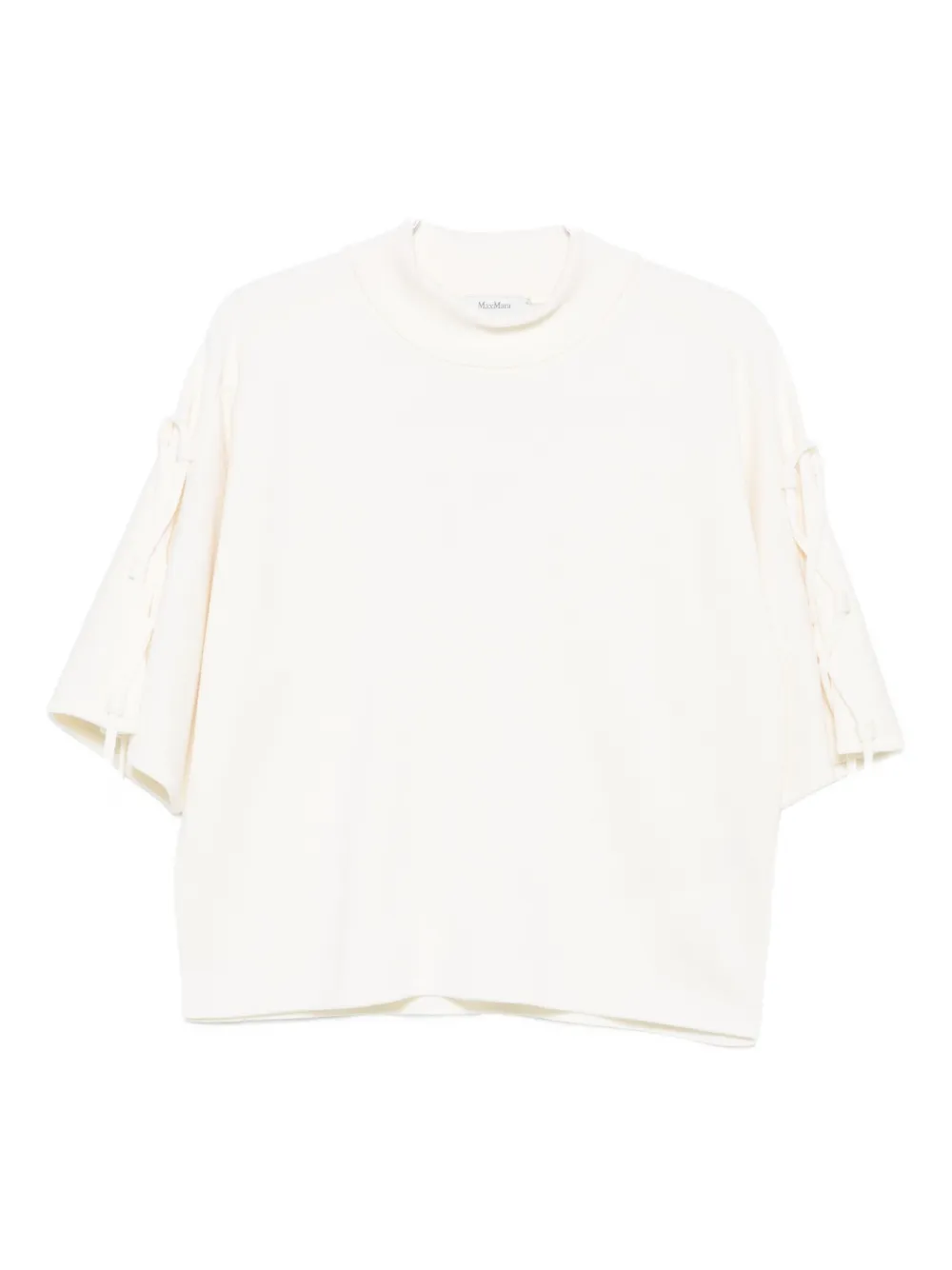 Max Mara ドロップショルダートップ - ホワイト Max Mara ドロップショルダートップ - ホワイト