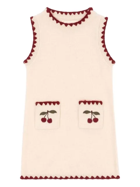 Konges Sløjd cherry pocket trim dress