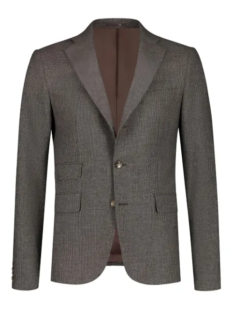 PAUL ZEIST checked single-breasted blazer