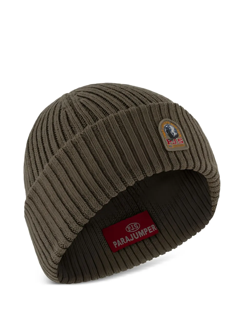 Parajumpers ribbed logo-patch beanie | Image 1