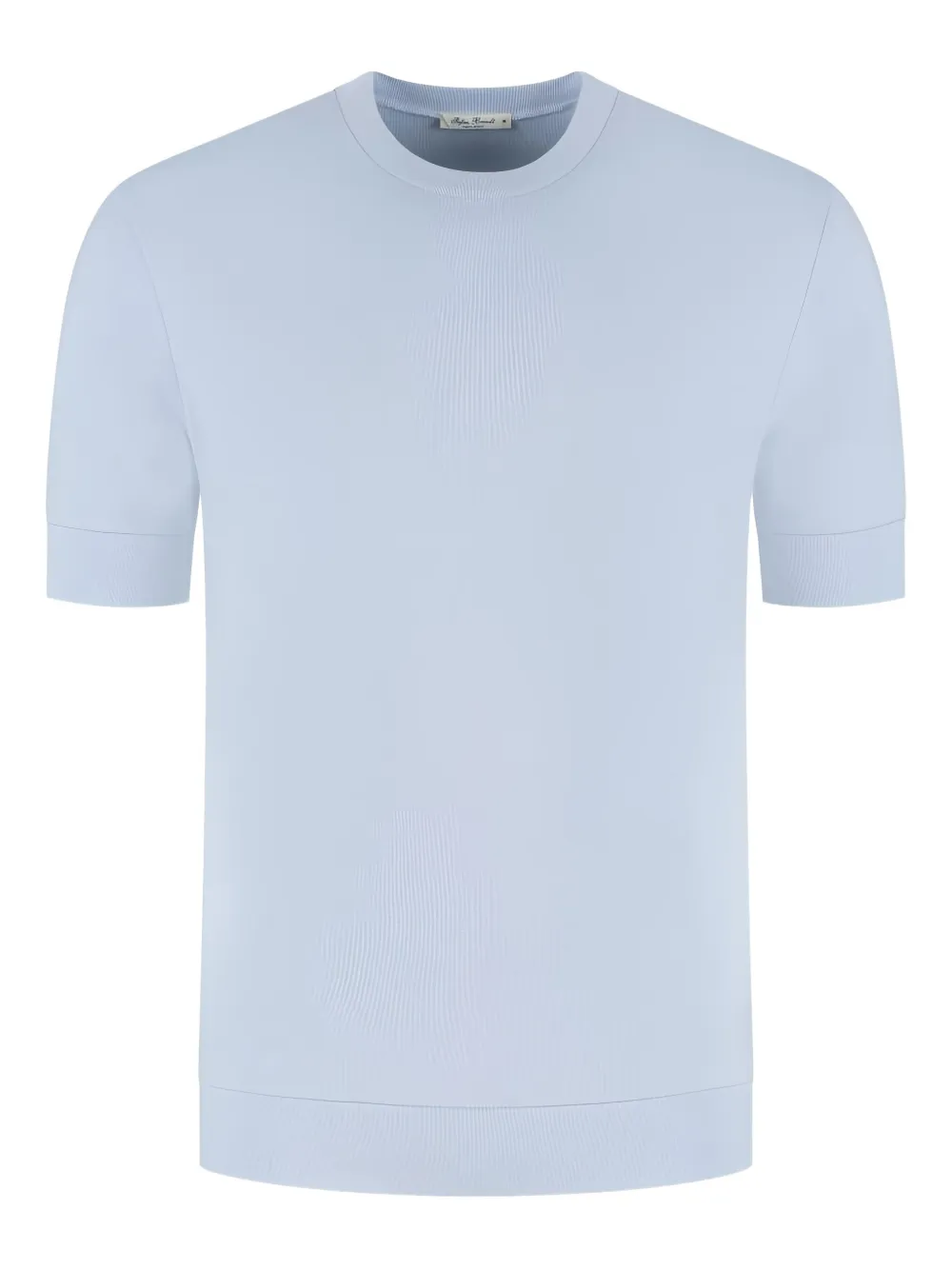 Stefan Brandt Short-sleeve Crew-neck T-shirt In Blue