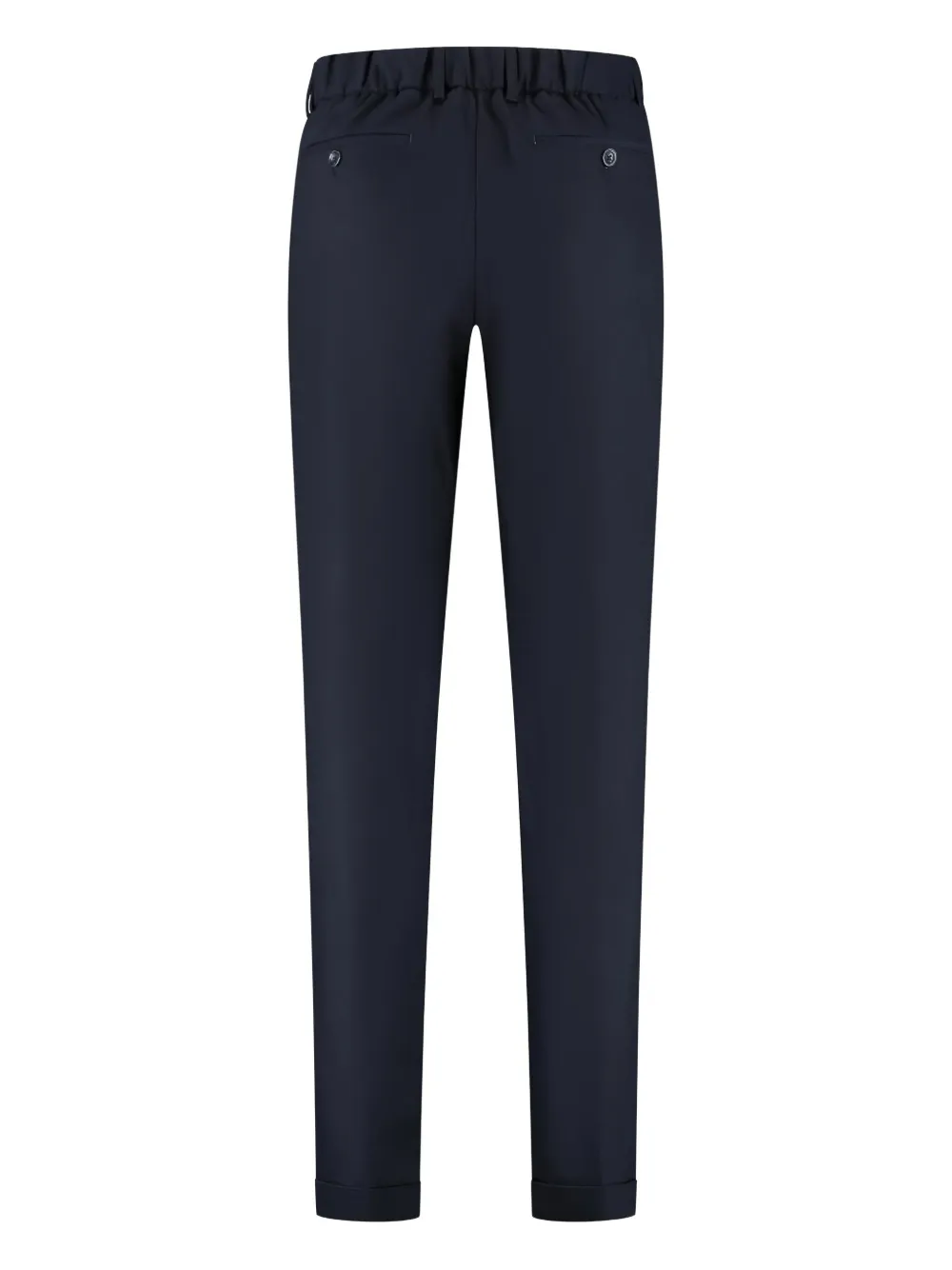 Marco Pescarolo Broek met elastische taille en bedel met kralen - Blauw