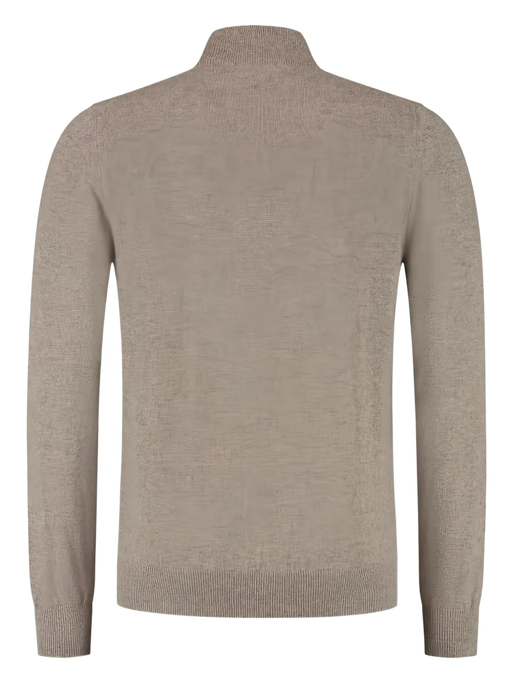 DORIANI Trui met halve rits - Beige