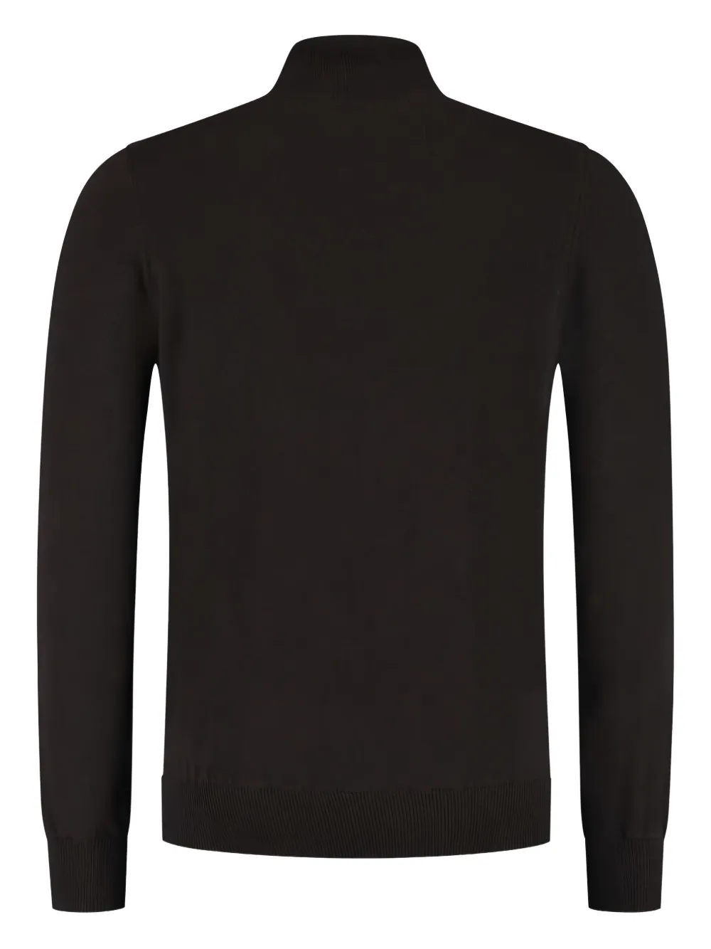 DORIANI half-zip sweater - Zwart