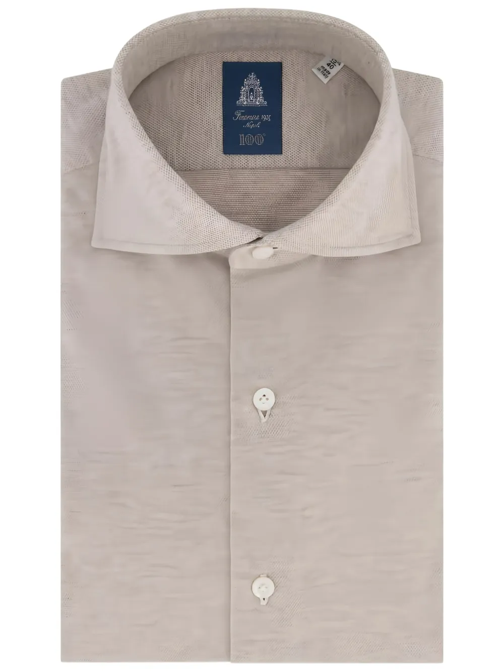 Finamore 1925 Napoli button-down shirt - Beige