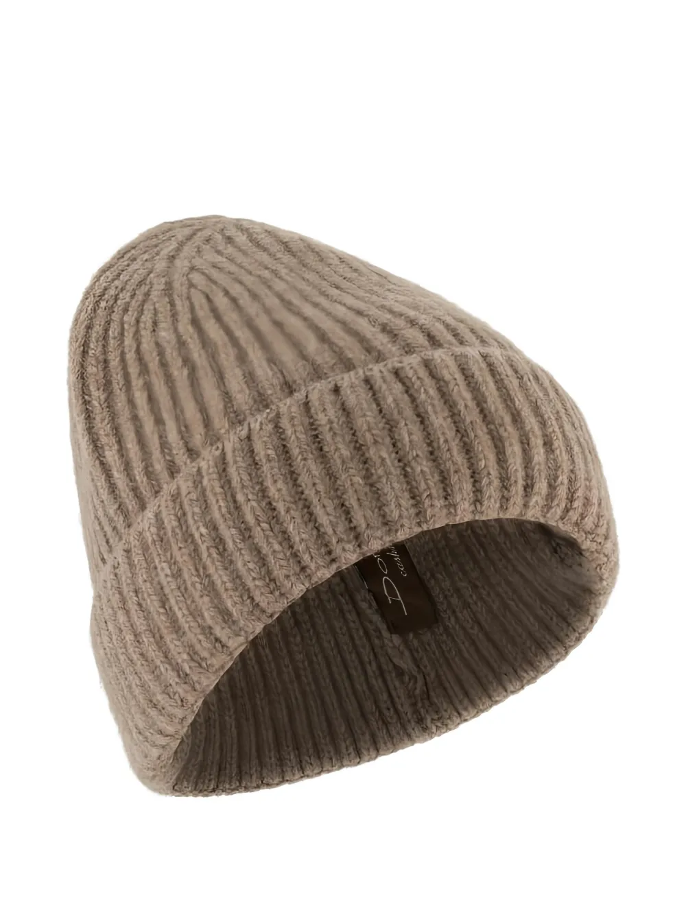 DORIANI Geribbelde muts - Bruin