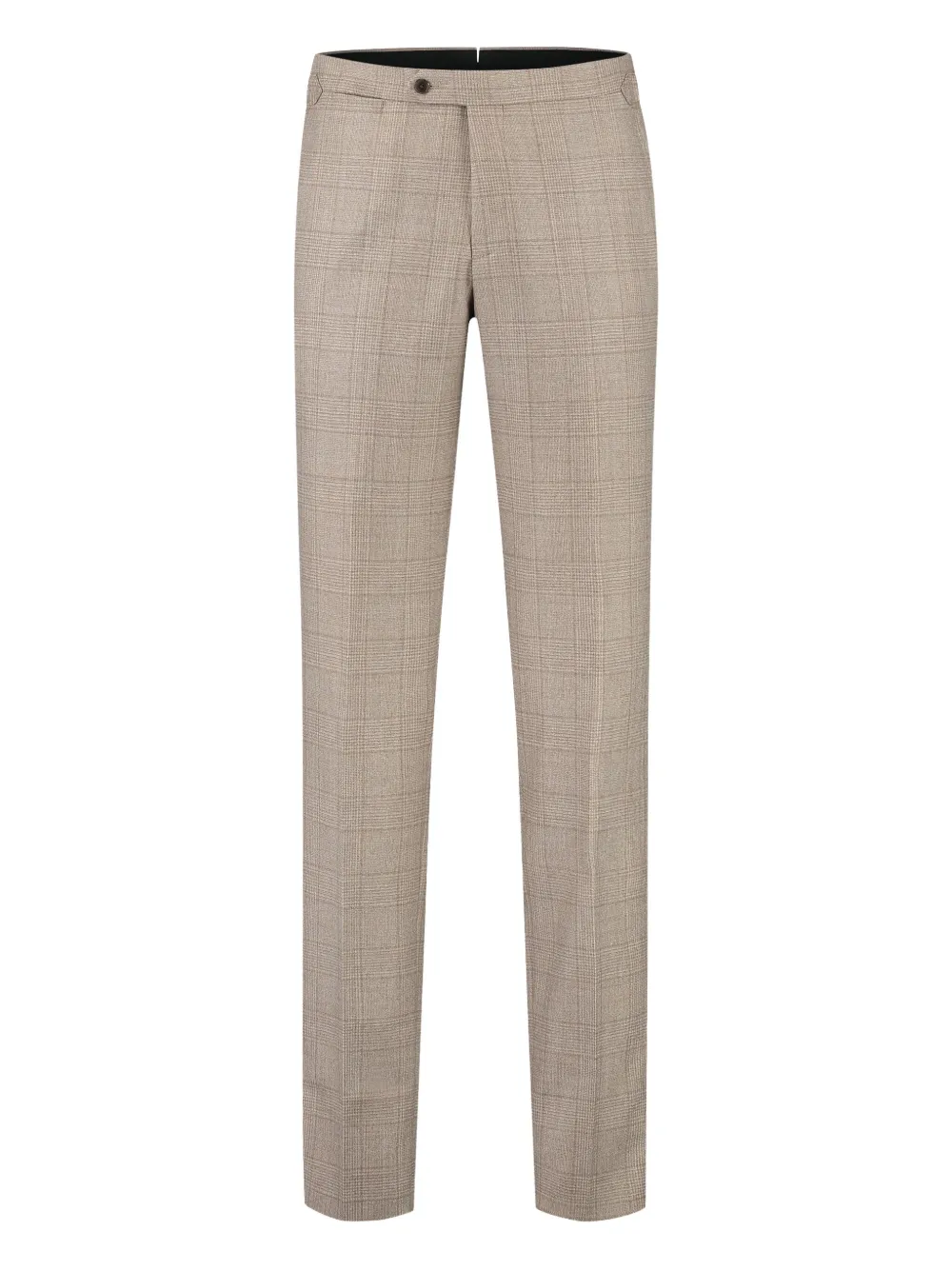 Paul Zeist Checked Suit In Neutral
