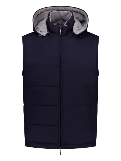 DORIANI hooded quilted gilet 