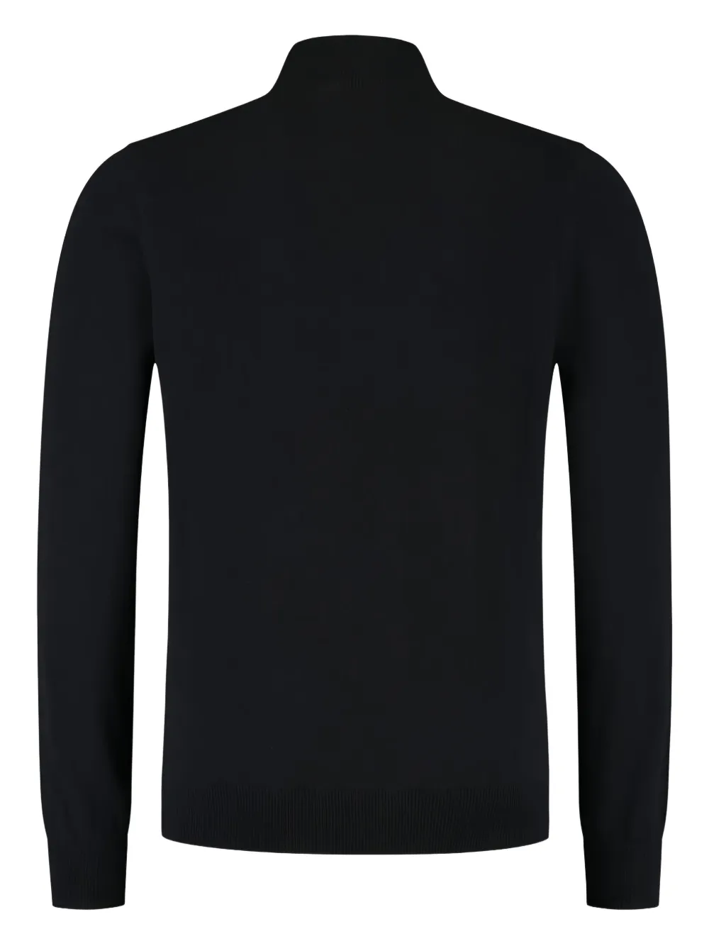 Doriani Half-zip Sweater In Black