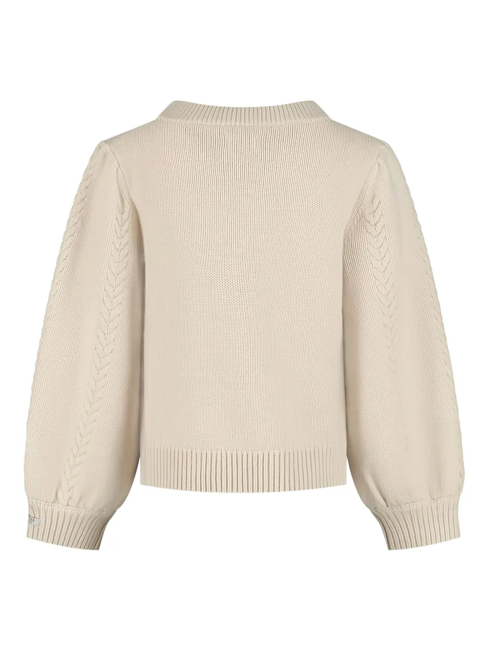 Donsje cable-knit balloon-sleeve sweater | Girls Jumpers & Knitwear | Image 2