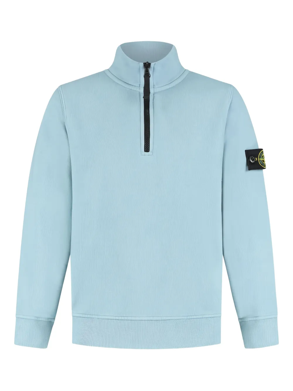Stone Island Junior half-zip high-neck sweatshirt - ブルー Stone Island Junior half-zip high-neck sweatshirt - ブルー