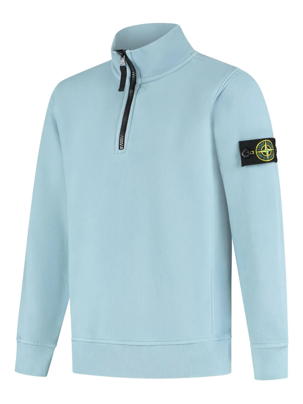 Stone Island Junior half-zip high-neck sweatshirt | Boys Hoodies & Sweatshirts | Image 2