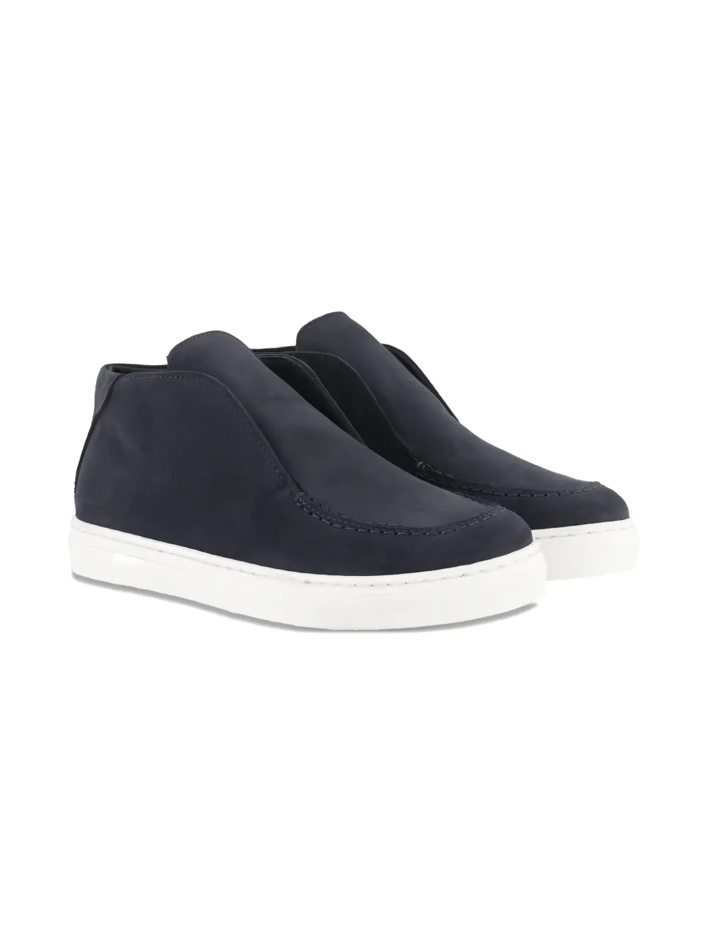 Andrea Montelpare slip-on suede boots Blue