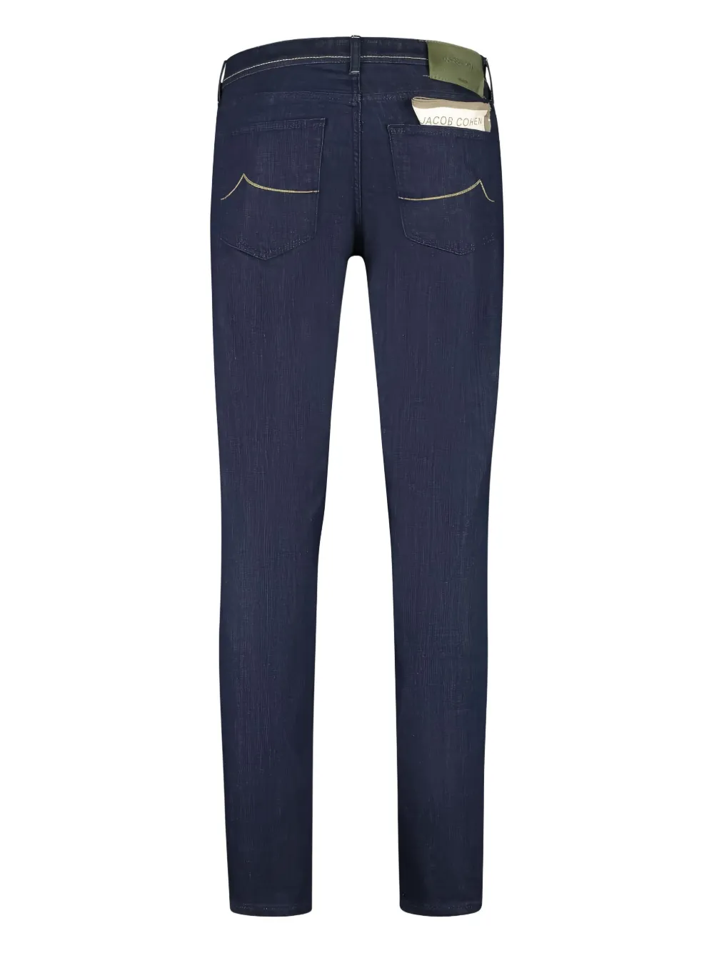 Jacob Cohën Jeans met gestikt detail en vijf zakken - Blauw