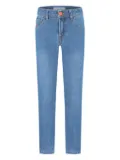 Jacob Cohen Junior embroidered-pocket jeans - Blue