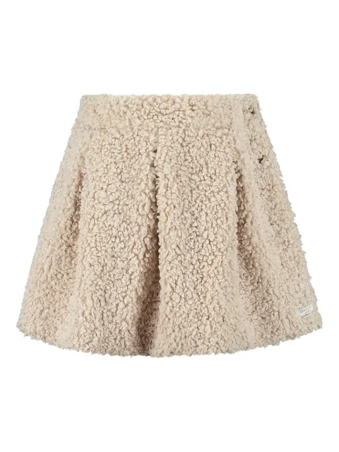 Donsje pleated A-line skirt