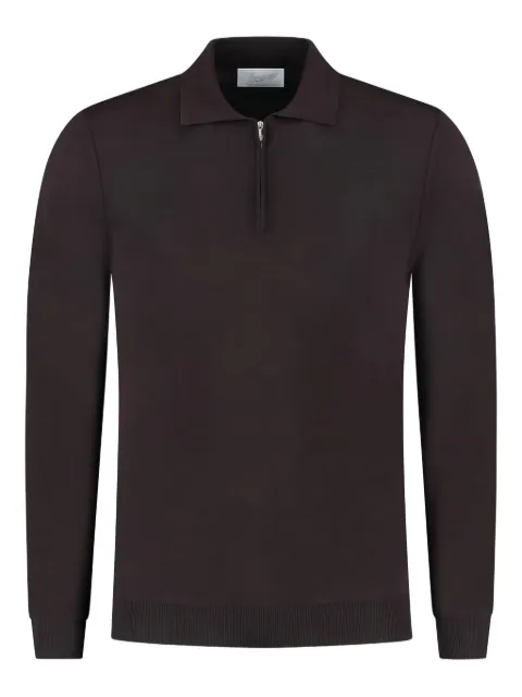 Marco Pescarolo half-zip polo-neck sweater