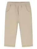 Donsje cuffed elastic-waistband trousers - Neutrals