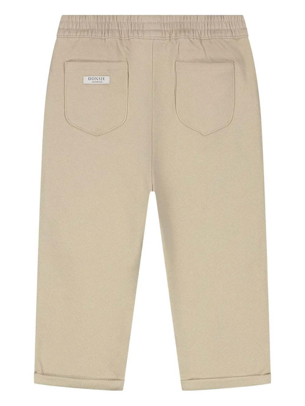 Donsje Cuffed Elastic-waistband Trousers In Neutral