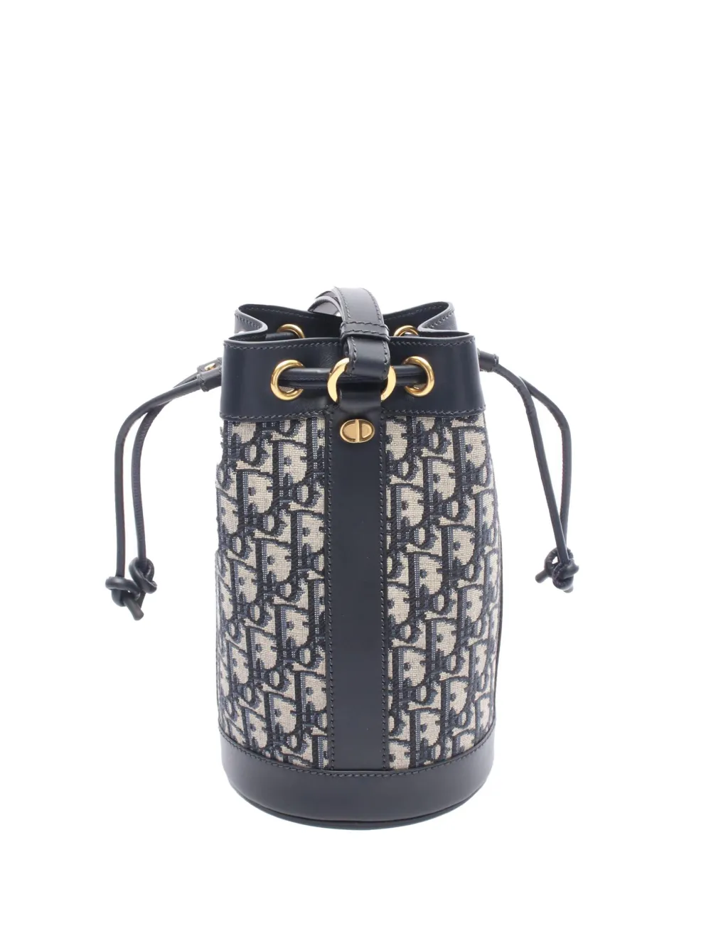 Christian Dior Pre-Owned 2000-2025 Small Oblique Canvas Drawstring Christian Dior Pre-Owned 2000-2025 Small Oblique Canvas Drawstring
