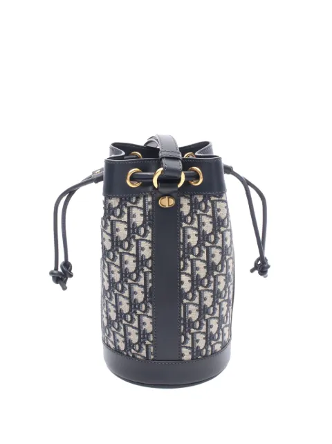 Christian Dior Pre-Owned 2000-2025 Small Oblique Canvas Drawstring backpack