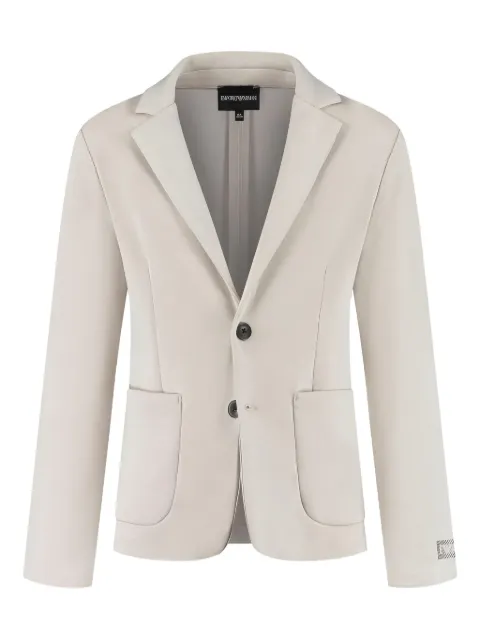 Emporio Armani Kids patch-pocket two-button blazer