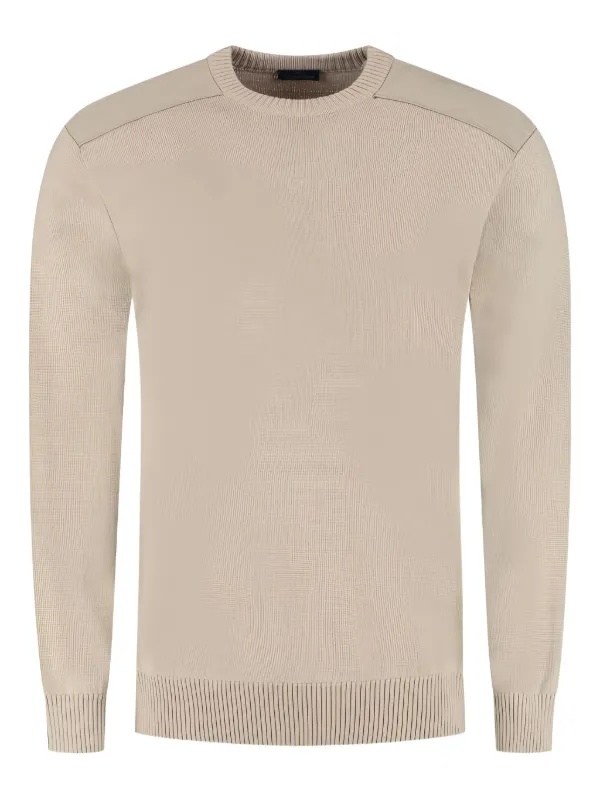 Paul & Shark Crew-neck Sweater in Neutrals