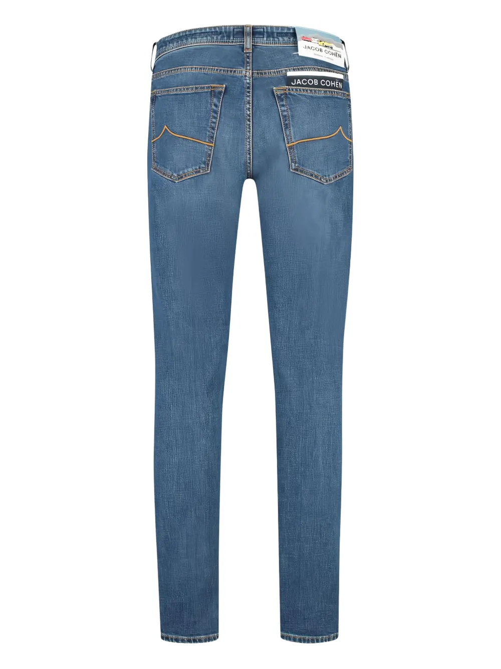 Jacob Cohën Jeans met vijf zakken - Blauw