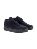 Andrea Montelpare suede slip-on boots - Blue