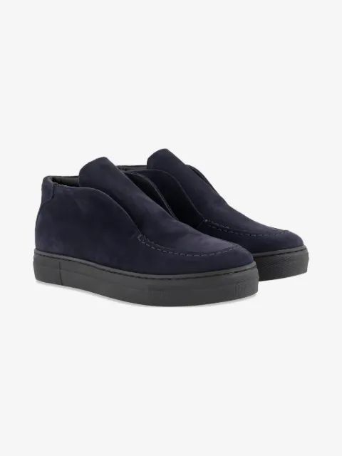 Andrea Montelpare suede slip-on boots